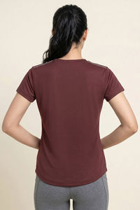 Zelocity Quick Dry Relaxed Top - Friar Brown — thumbnail 3